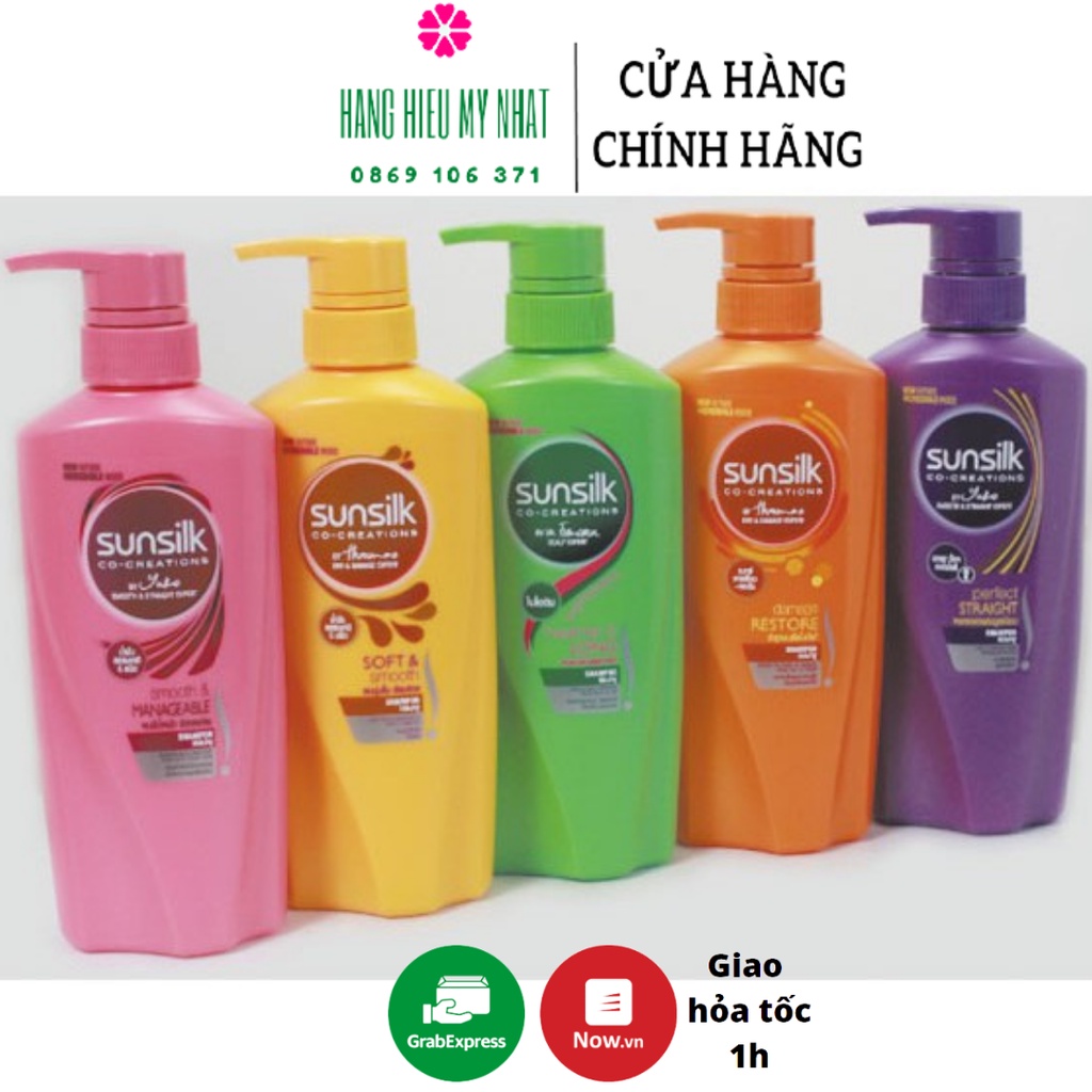 Dầu gội hoặc xả Sunsilk Thái Lan 450ml chính hãng