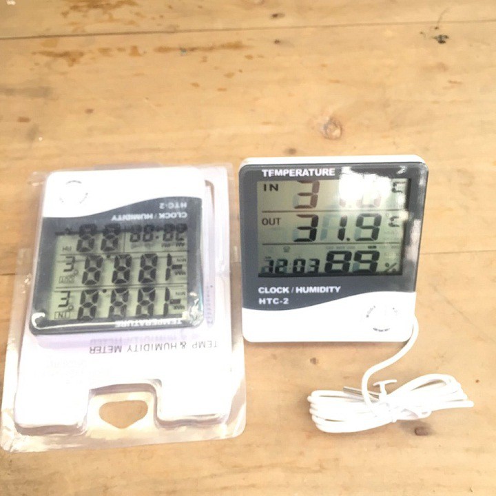 Đồng hồ đo ẩm kế, nhiệt kế điện tử HTC-2