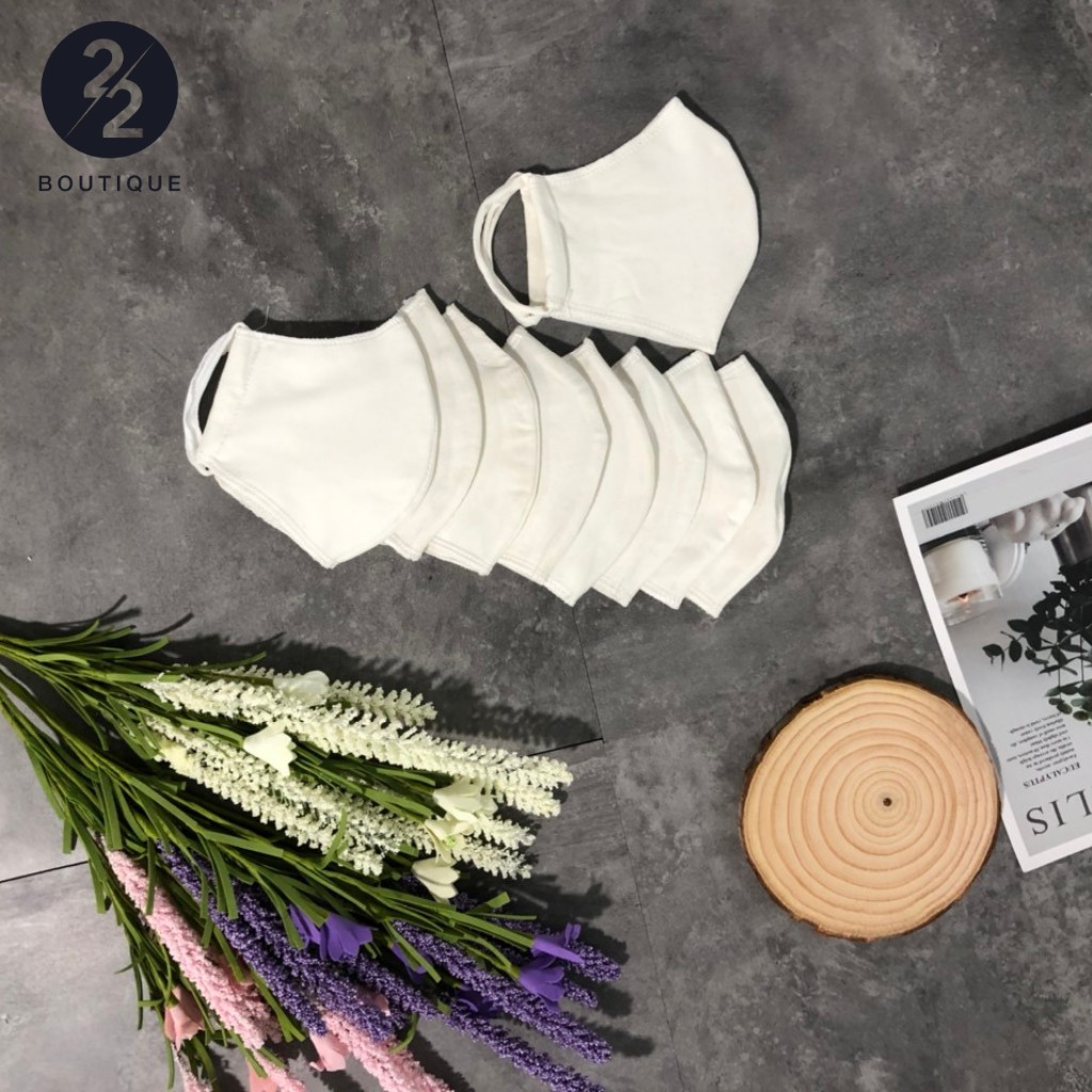 Khẩu Trang Vải Cotton 2 Lớp Mềm Mịn Freesize K1 | BigBuy360 - bigbuy360.vn