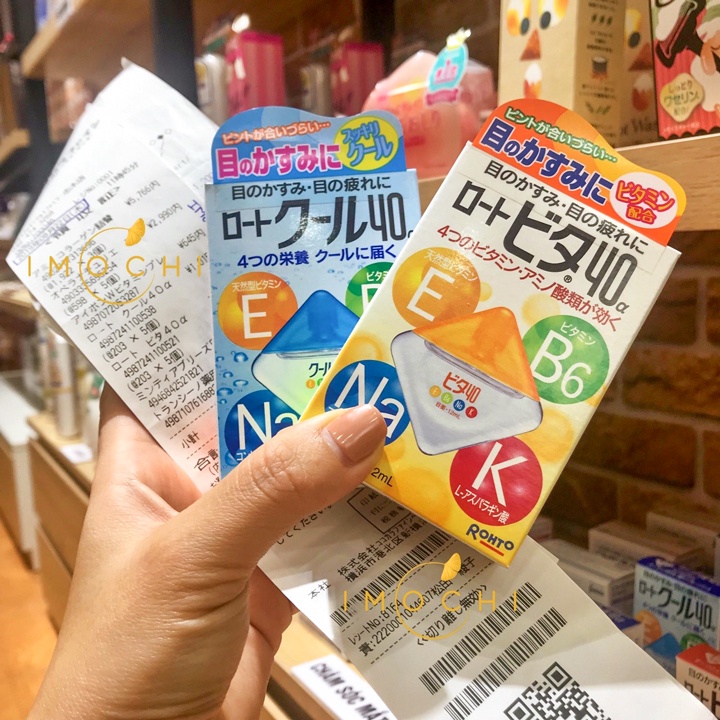 Nhỏ mắt Rohto Vita 40 Bổ Sung Vitamin 12ml hàng Nhật nội địa maneki