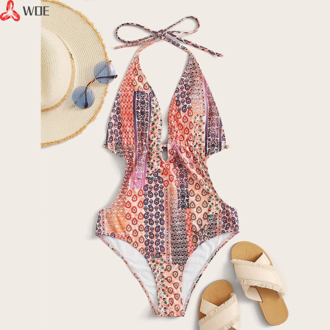 Bikini In Hoa Lưng Cao Gợi Cảm Cho Nữ | BigBuy360 - bigbuy360.vn