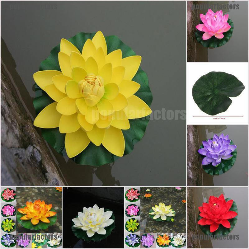 Hoa Sen Giả Trang Trí Bề Mặt Nước 18cm