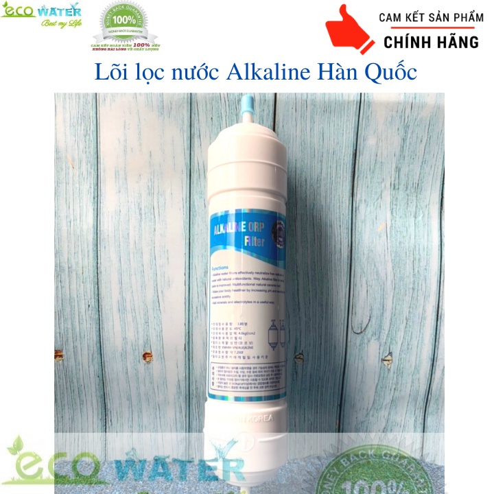 Lõi lọc nước sô 2 hàn quốc - Tặng kèm dây 6mm - Ecohq001
