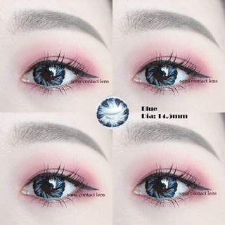 Lens mắt màu blue siêu xinh