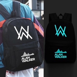 Balo logo dạ quang Alan Walker
