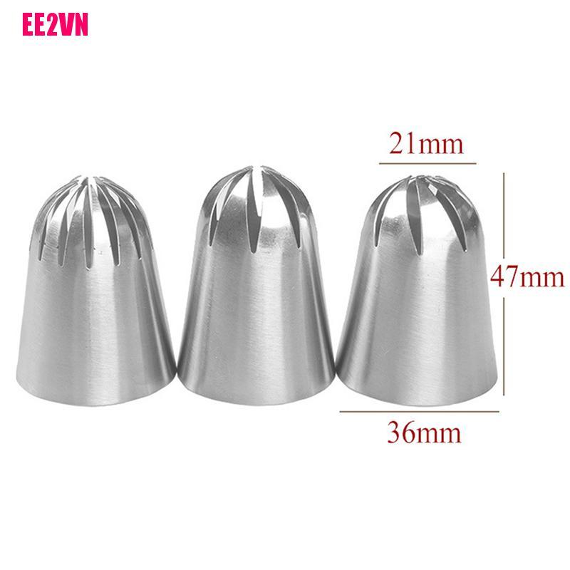 Bộ 3 đầu bắt bông kem kích thước lớn Ee2Vn