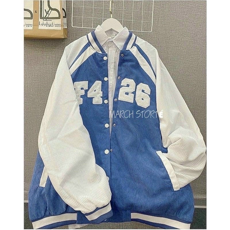 Áo khoác chống nắng bomber Unisex form rộng, chất nhung tăm 1 lớp  mềm đẹp dành cho nữ M109-AN STORE