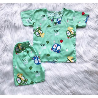 [COMBO HOT 2 BỘ SIZE 50 kí] Bộ quần áo bé trai ngắn tay- Bộ đồ tole bé trai vải mềm, mịn, thoáng mát, ít co rút