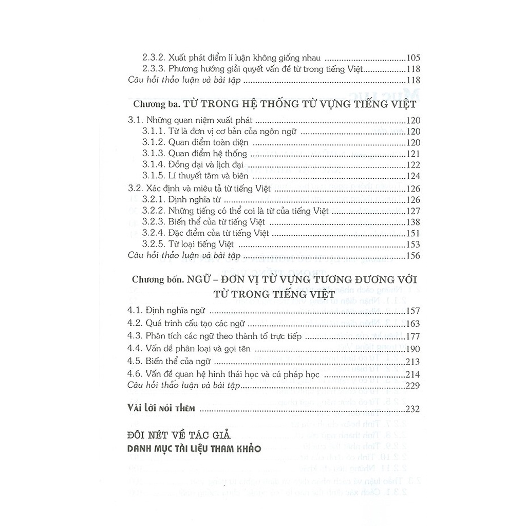 Sách - Vấn Đề " Từ " Trong Tiếng Việt