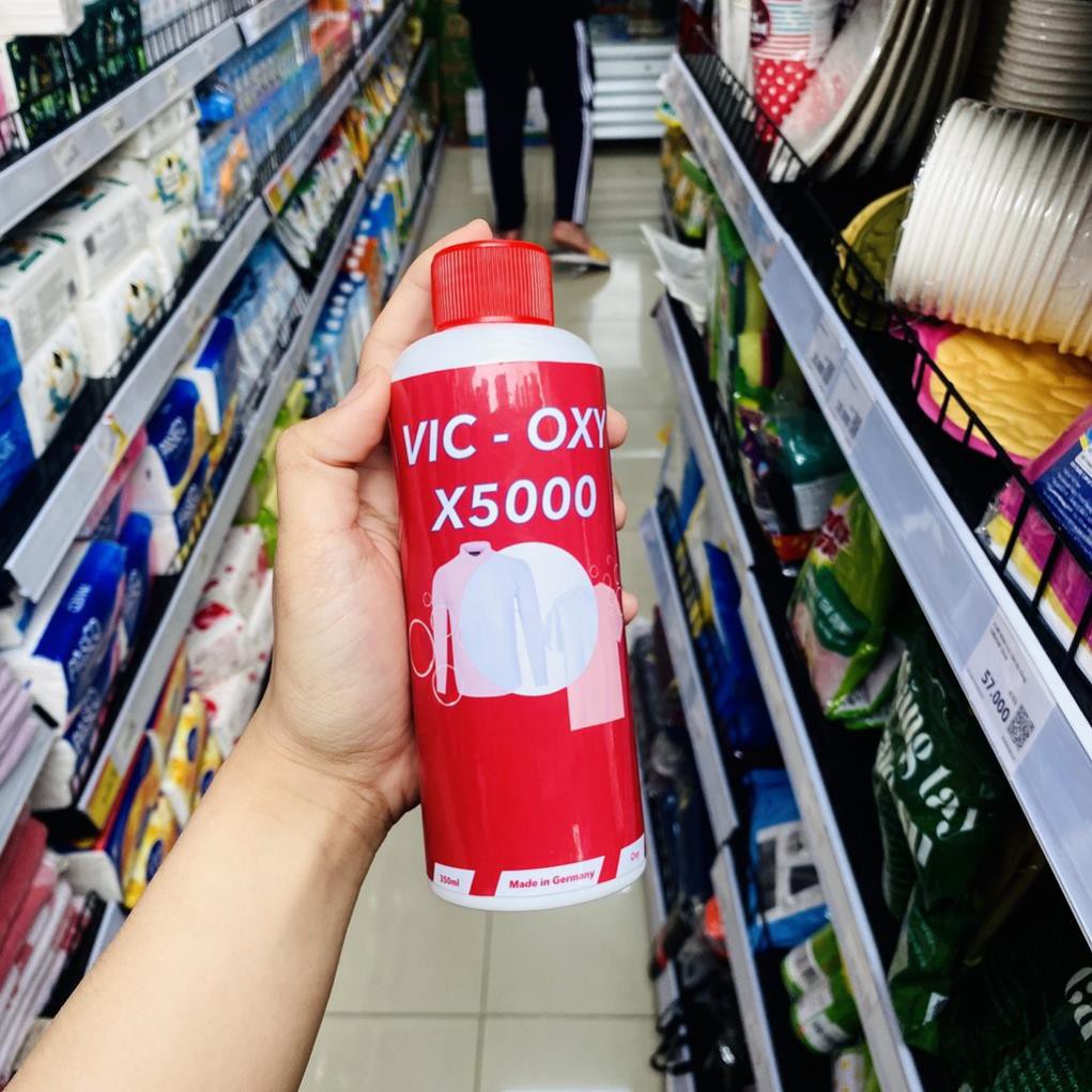 Nước tẩy trắng, tẩy mốc, chất tẩy rửa vết ố quần áo đa năng X5000, Không làm hư hại đến hất vải đến thần kỳ