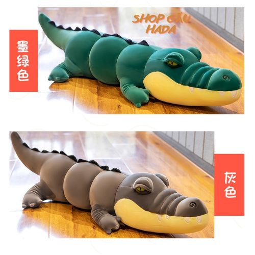 Gối Ôm Cá Sấu Chúa - Gấu Bông Cá Sấu Dài Size Siêu To Vải Nhung Mịn Misino Hàn Quốc Cao Cấp Dành Cho Bạn Bè Người Thương