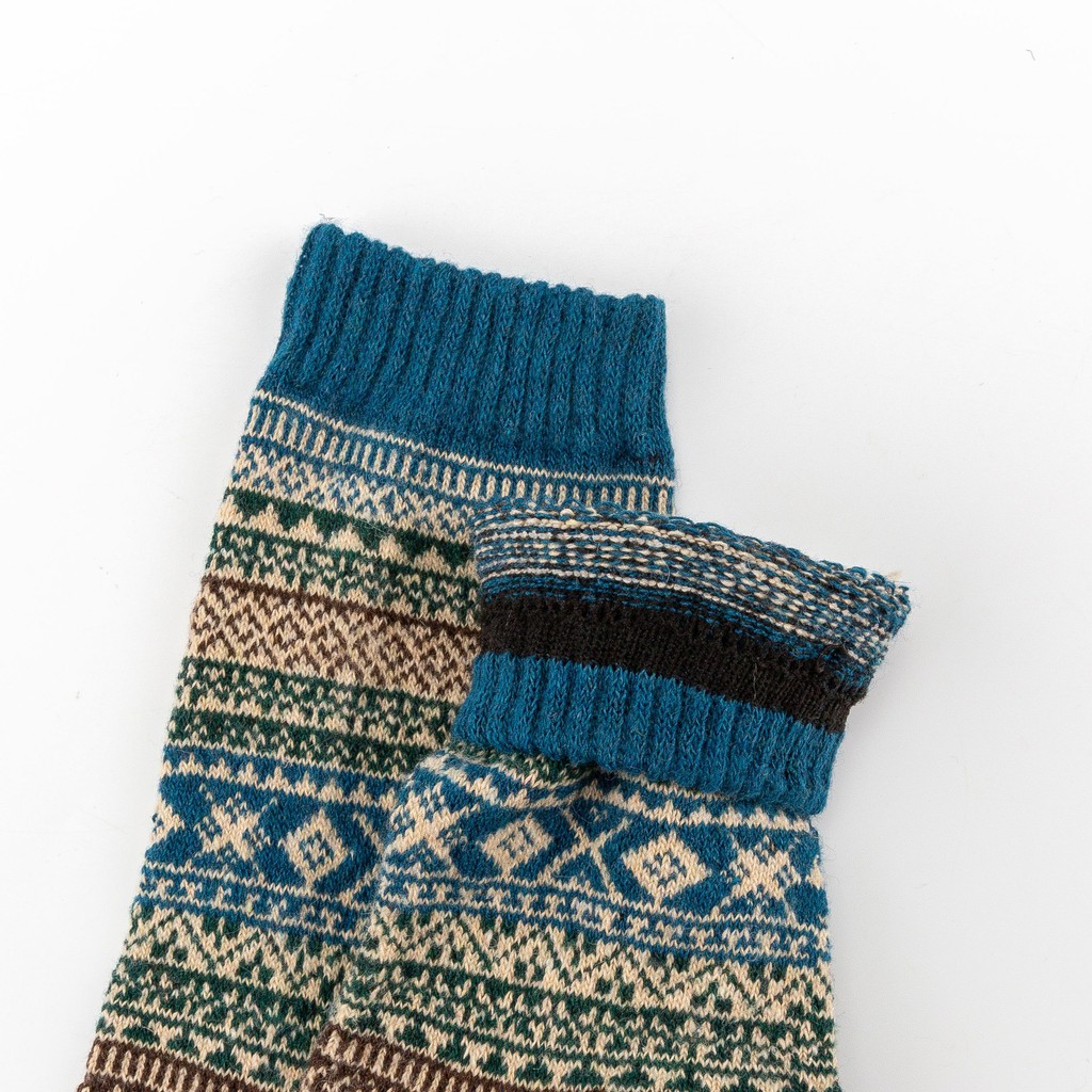 Tất cổ cao nam nữ vớ thổ cẩm cao mã cũ giữ ấm chân thời trang hàn quốc đẹp giá rẻ MRSOCKS VC074