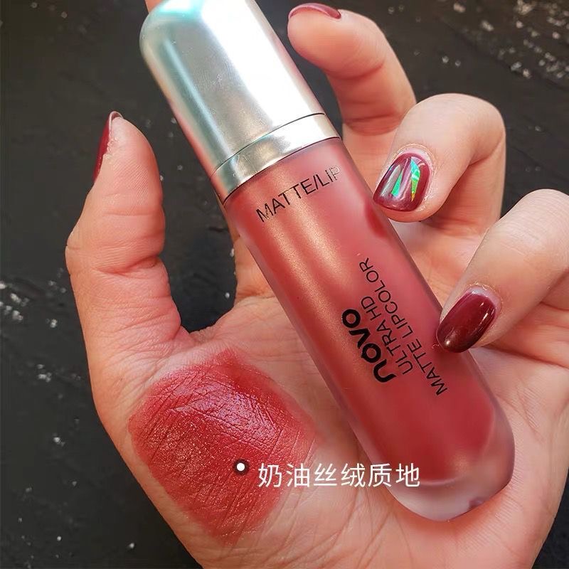 [Hàng mới về] Son môi NOVO mềm mịn như nhung dưỡng ẩm chống thấm nước thích hợp cho học sinh | BigBuy360 - bigbuy360.vn