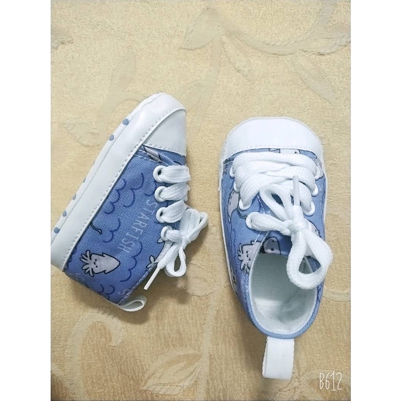 Giày cho bé đế mềm chống trơn trượt họa tiết siêu xinh thời trang cho bé gái 0-12m