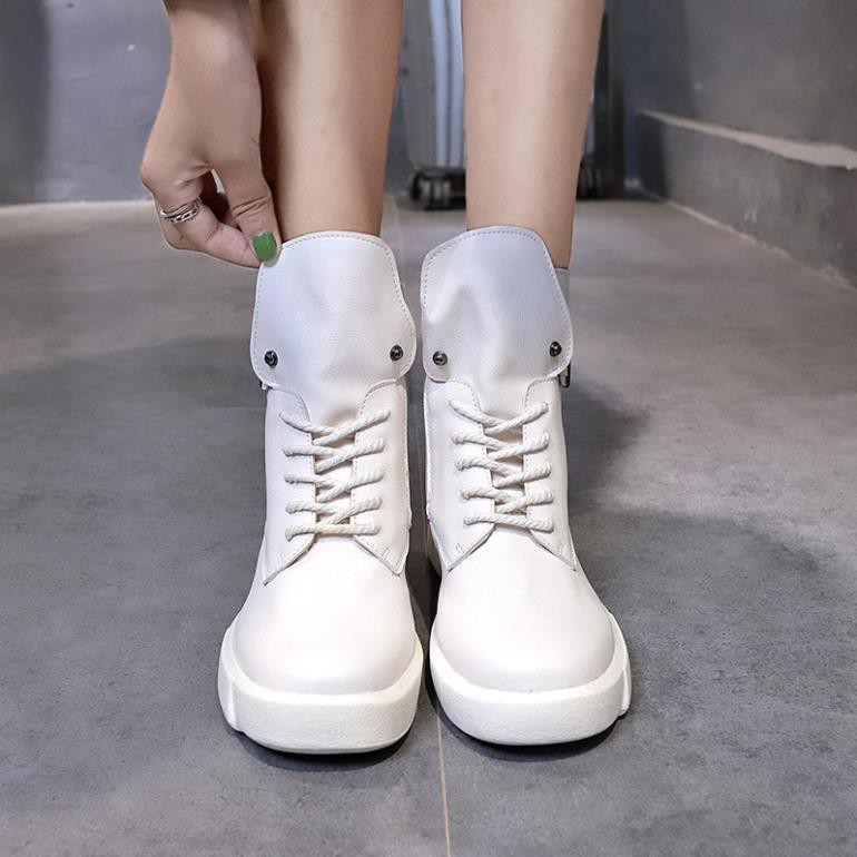 ❤️ Real | Chuẩn | Giày Thể Thao Cao Cổ S009 Hàn Quốc/ Giày Cao Cổ Cài Sườn/ Cá Tính . ! . . ! .