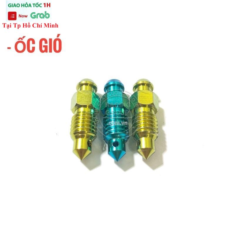 Ốc Xả Gió 8Li, 10Li Heo Nissin, Heo Brembo, heo Zin Gr5 Cực Đẹp