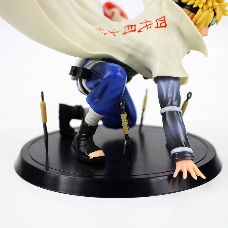 Mô hình nhân vật Naruto Shippuden Namikaze Minato Jiraiya 14cm-18cm
