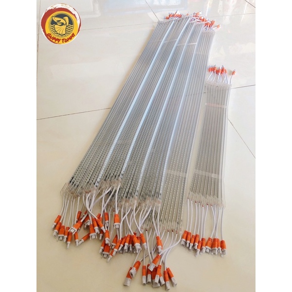 Đèn led thanh 220v (5 tặng 1)chíp 2835 siêu sáng bọc nhựa - Áng sáng trắng