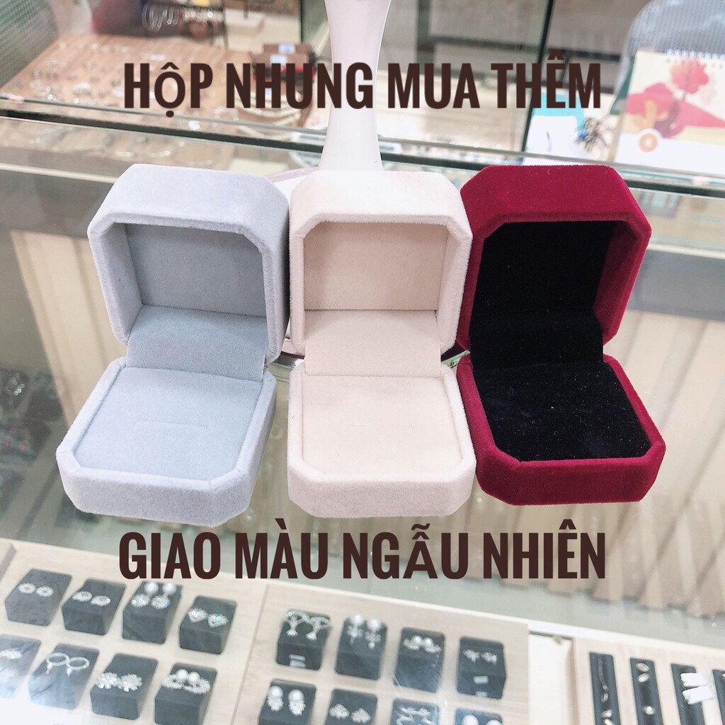 NHẪN BẠC TA ĐEP💝FREESHIP💝Nhập mã [NHAN BAC] giảm 10k💝Nhẫn bàn tay ôm tim đá