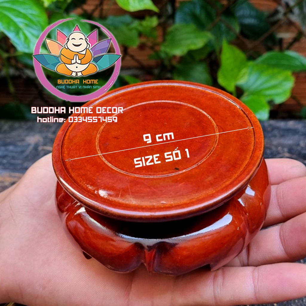 Đế gỗ tự nhiên để đặt tượng , trang trí phong thủy, trưng bày sản phẩm