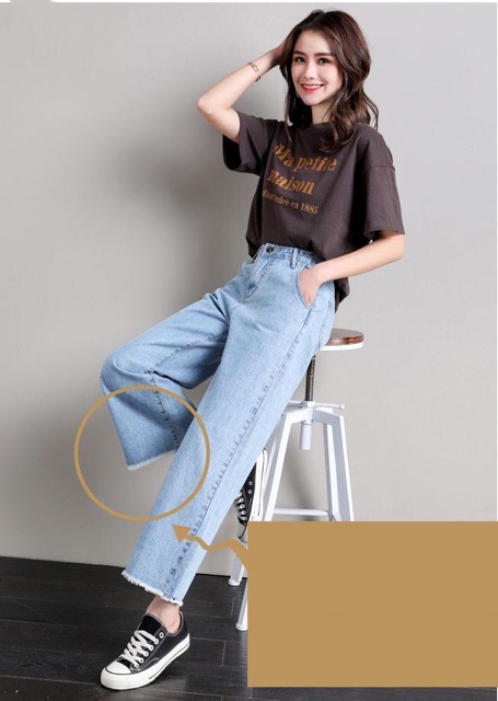 [Size Đại] Quần Suông Ống Rộng - Lưng Cao Qua Rốn Siêu Tôn Dáng - 2 Màu Tua Lai | BigBuy360 - bigbuy360.vn