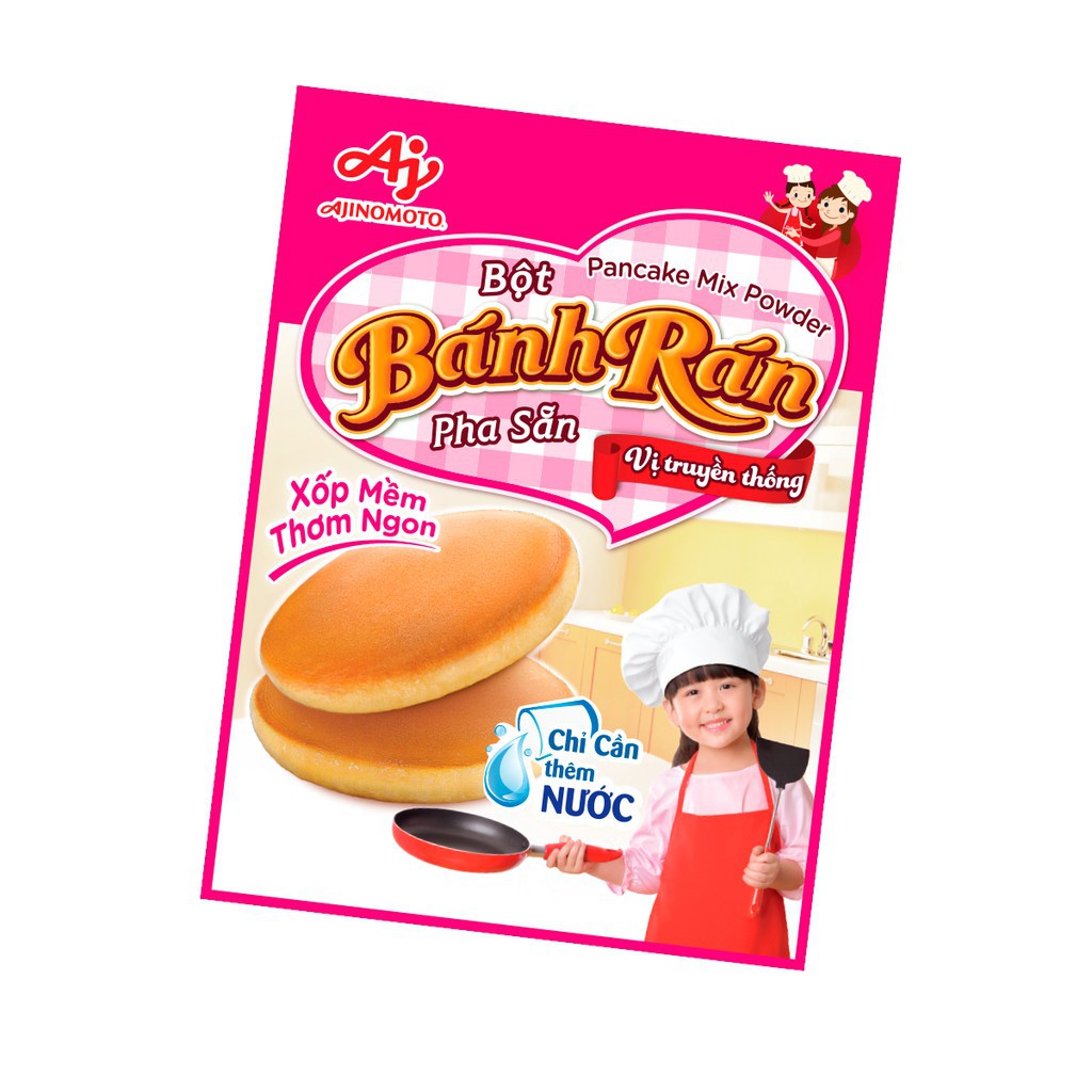 Combo 4 gói Bột Bánh Rán Vị Truyền Thống Ajinomoto (200g/gói)