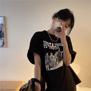 Áo phông hoạ tiết sáu anh em trên mặt trăng hàng taobao