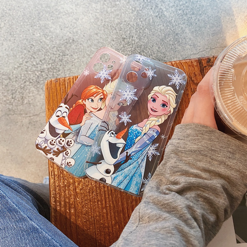 Ốp điện thoại mềm trong suốt hình công chúa thích hợp cho iPhone 11 12 Pro Mini Max XS X XR 7 8 6 6S plus SE