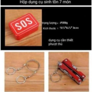 Bộ Dụng Cụ Sinh Tồn Sos 6 Món