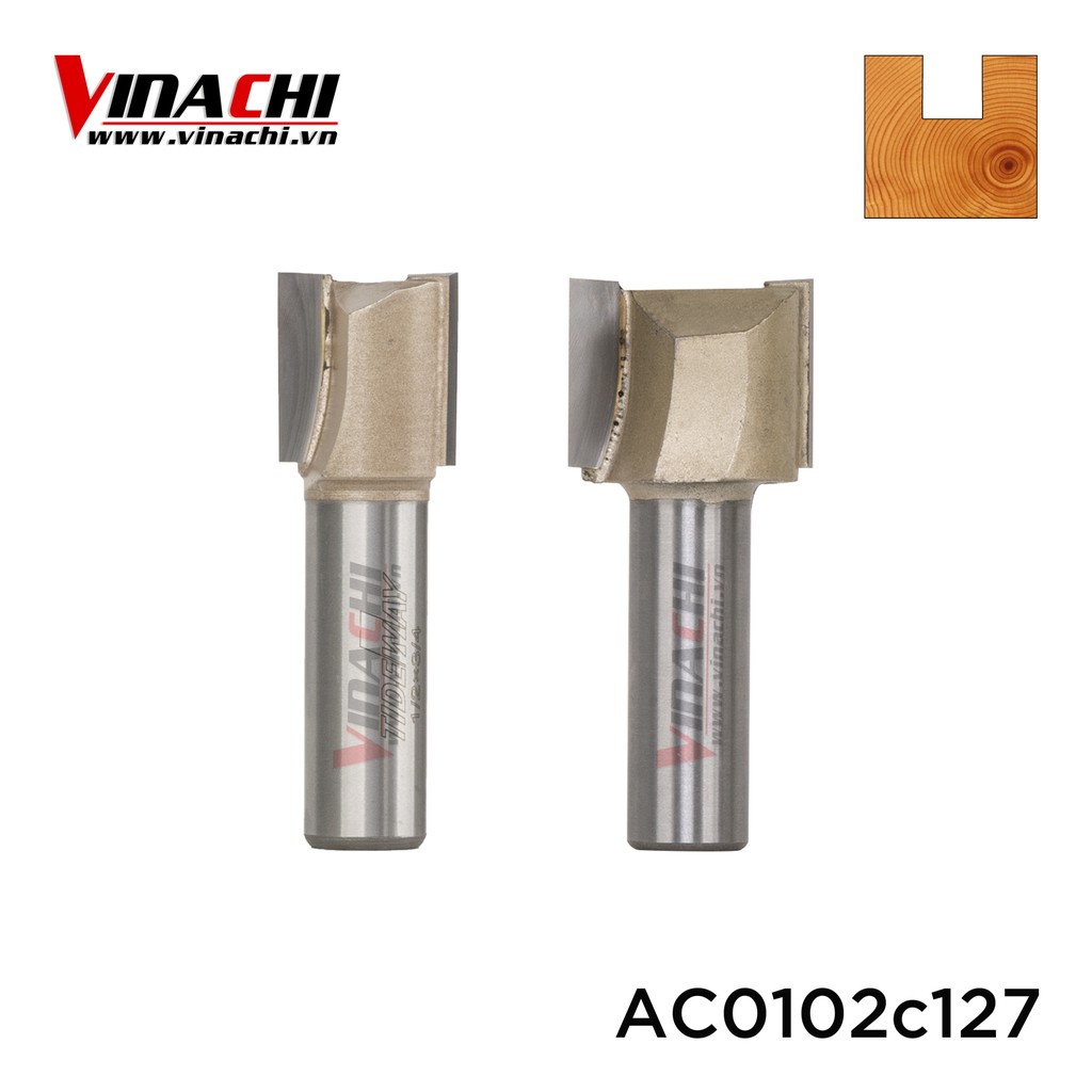 Mũi Lấy Nền Ngắn AC0102 cốt 12.7 - Mũi Lấy Nền Ngắn dùng để bào, gọt độ cong, cua góc soi rãnh trên máy cầm tay