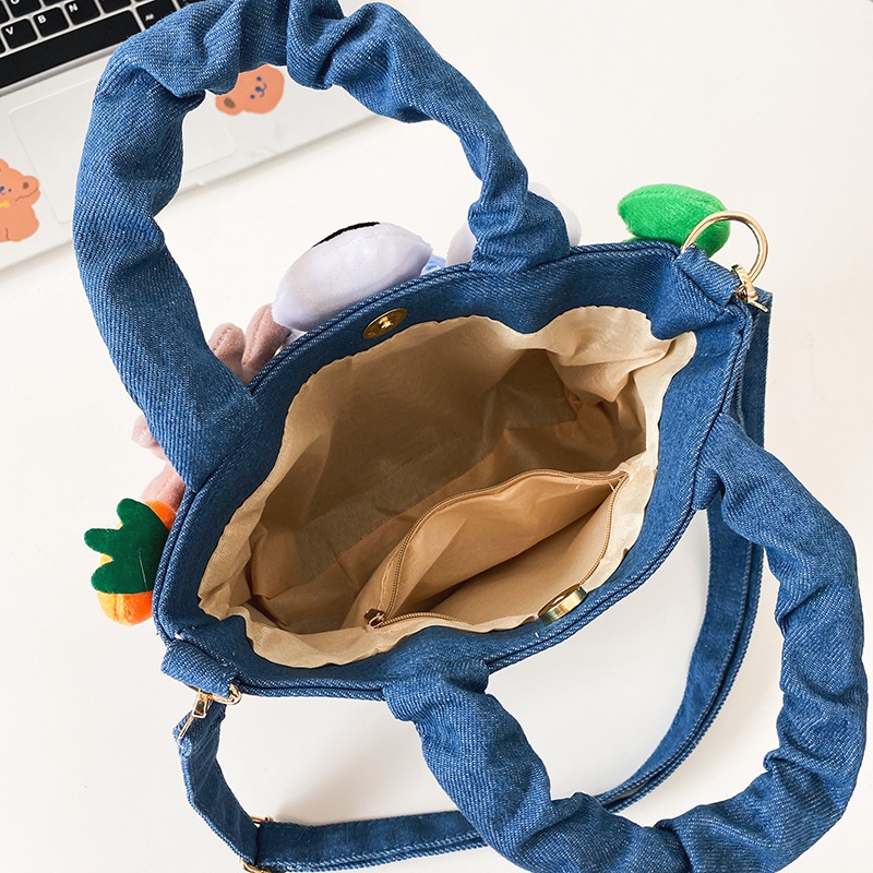 Túi đeo vai YADOU trang trí mặt cười hoạt hình xinh xắn dành cho nữ