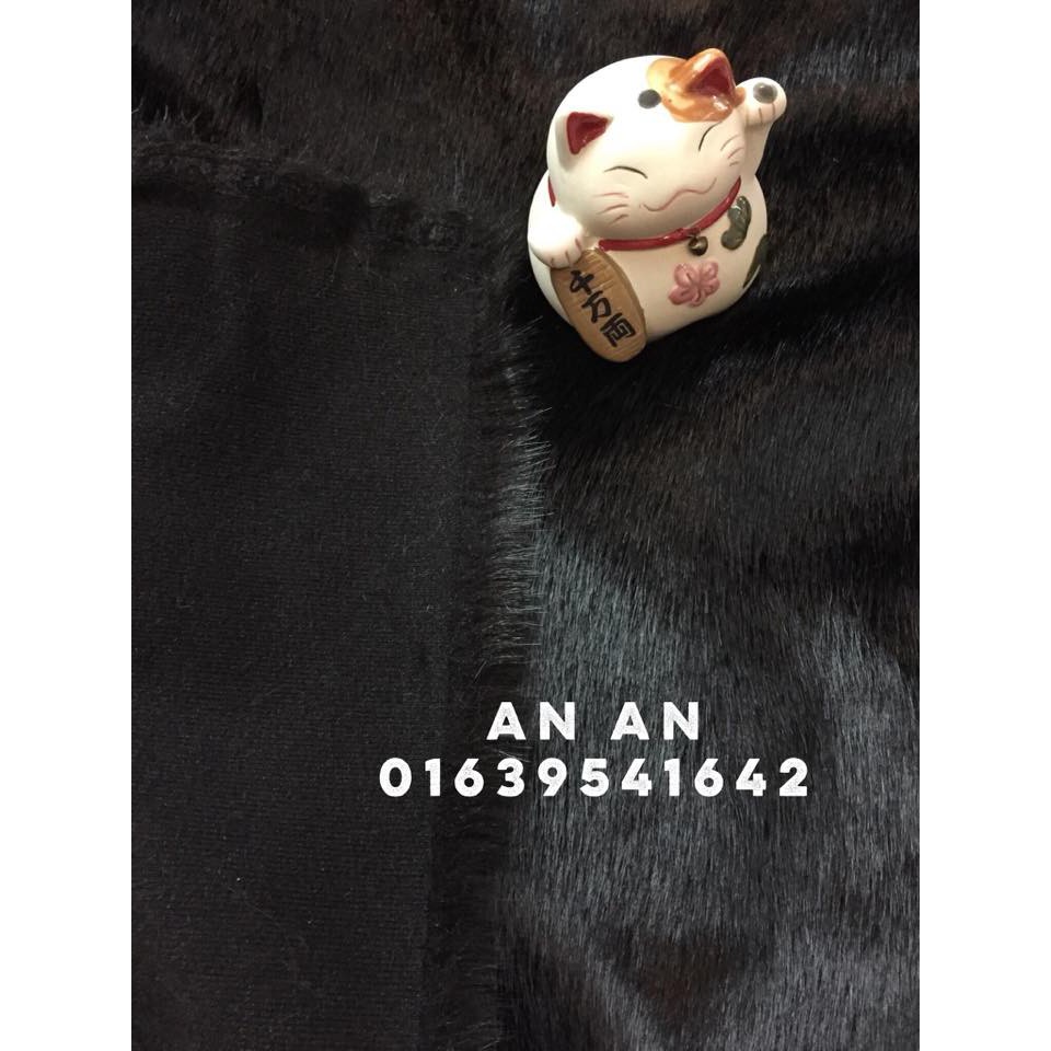 THẢM LÔNG MÀU ĐEN LÔNG DÀI VÀ DÀY