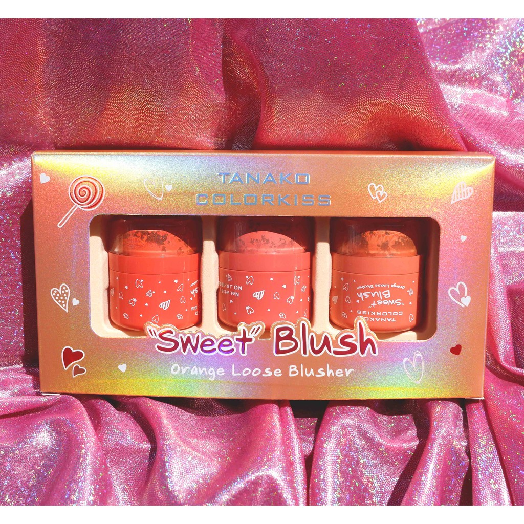 Phấn má dạng bột Tanako Colorkiss Sweet Blush 50g nội địa Trung NPP Shoptido