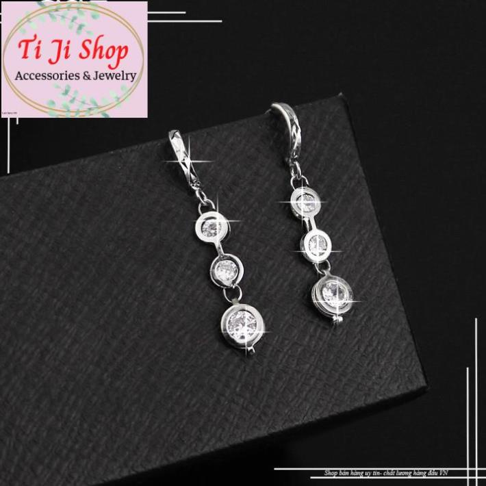 BÔNG TAI NỮ INOX TÒN TEN HÌNH TRÒN đẹp, không đen