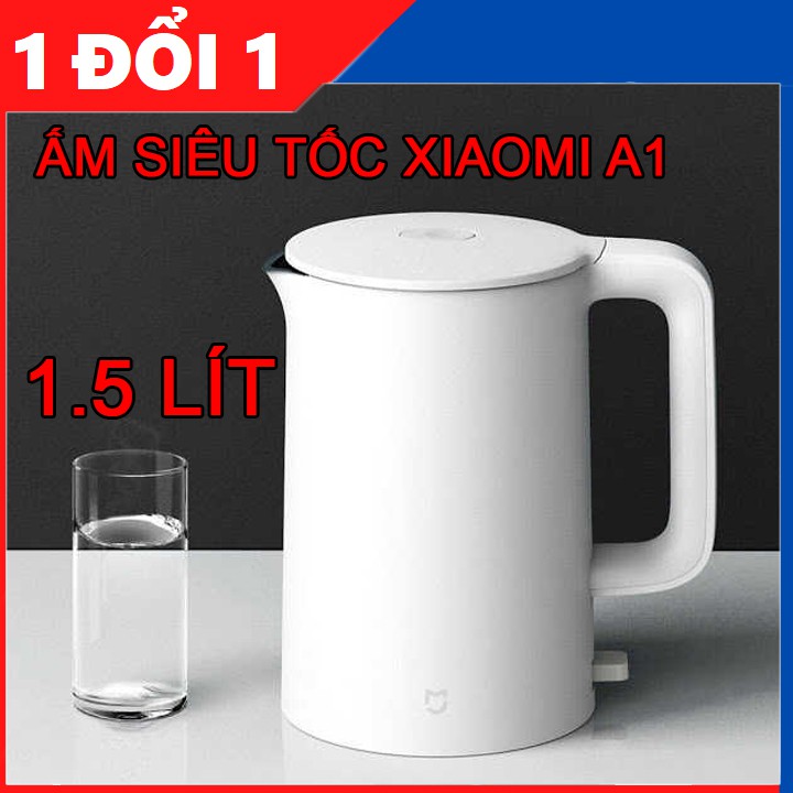 [5 PHÚT NƯỚC SÔI] Ấm đun nước siêu tốc Xiaomi MIJIA 1A - Bình đun nước Xiaomi 1A – HÀNG CHÍNH HÃNG