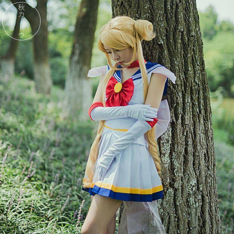 Sailor Moon Moon Hare cos suit Shui Bingyue Huo Yeli Muye Zhenqin cosplay transformation outfit 1st generation women's clothing Children's clothing battle suits performance suits