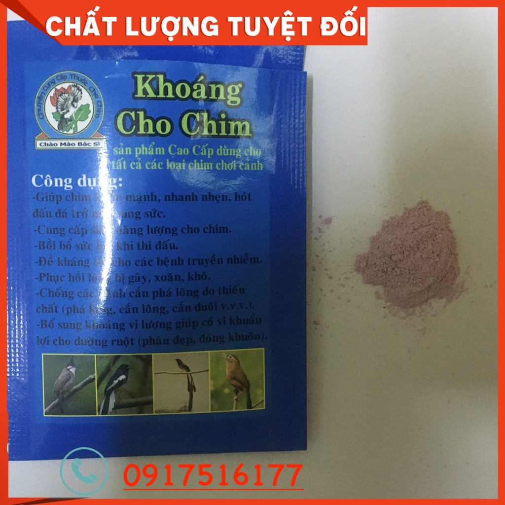 Thuốc tắm dành cho chim cảnh - Combo cho chim khỏe mạnh vitamin,khoáng, bại chân, ho hen,tiêu chảy, long đờm,mọc lông