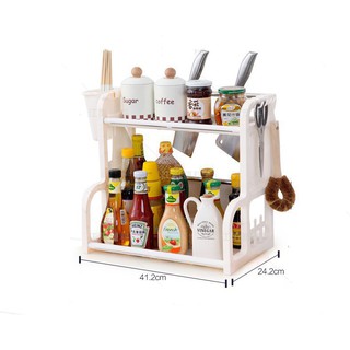 Kệ gia vị chữ H nhựa Việt Nhật, kệ đựng đồ nhà tắm, úp chén bát 2 tầng đa năng tiện ích