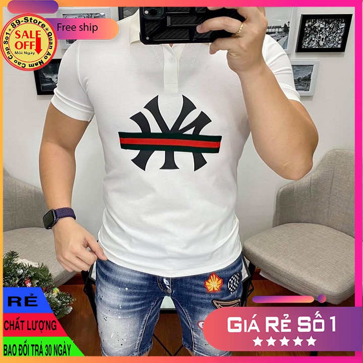 Áo Thun Nam Tay Ngắn Có Cổ Cao Cấp Thích Hợp Moi Lứa Tuổi Cam Kết Về Chất Lượng 🌟GIÁ RẺ NHẤT🌟