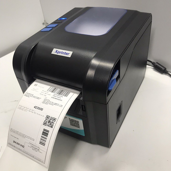 Máy in tem, in mã vận đơn, in đơn hàng khổ a7&amp; a6 Xprinter XP-420B