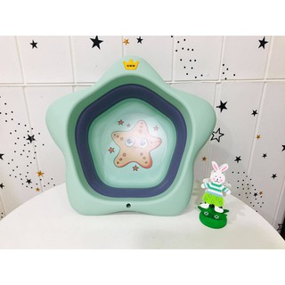 chậu rửa mặt gấp gọn hình sao