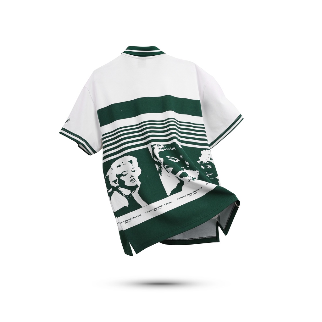 ÁO POLO TYGOS FORM RỘNG UNISEX NAM NỮ IN HỌA TIẾT - ÁO POLO FORM RỘNG LOCAL BRAND