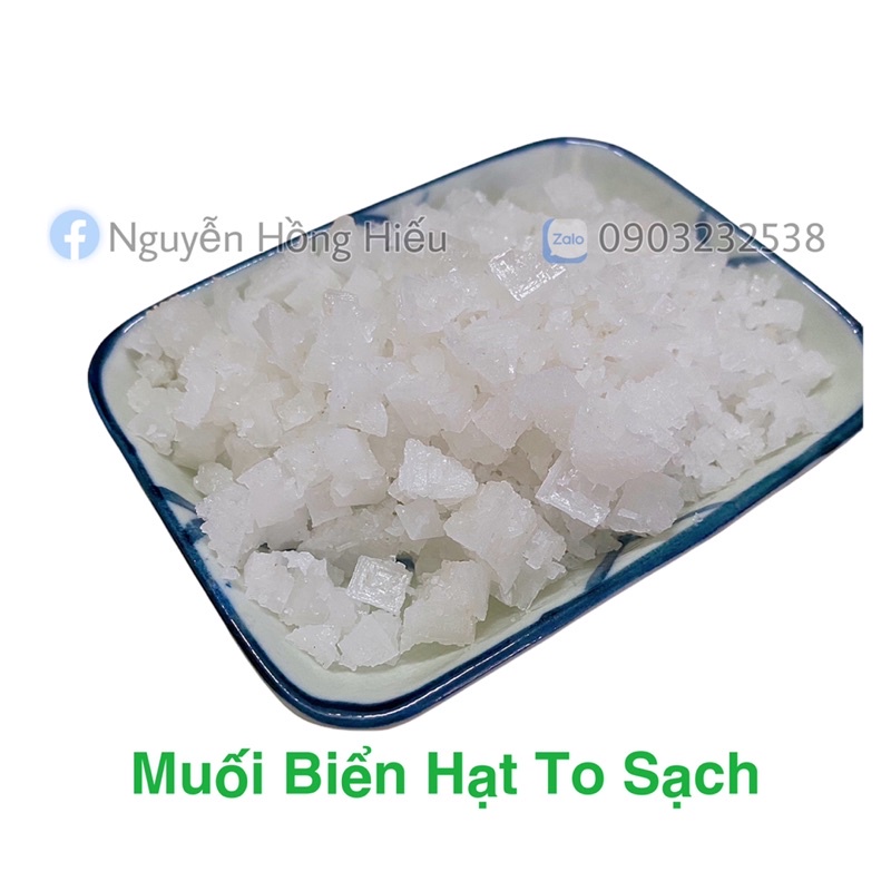Muối Biển SELECT- THÀNH PHÁT Hạt To Trắng Sạch 1 ký