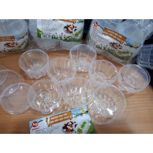 10 hộp rau câu hoa mai, trái tim của Hafaco