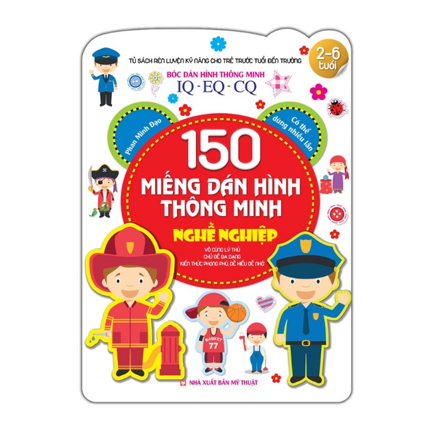 Sách - Combo 150 miếng dán hình thông minh ( 6 cuốn )