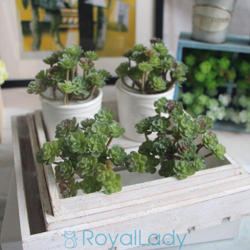 Cành hoa nhân tạo 24 bông trang trí nhà dễ thương