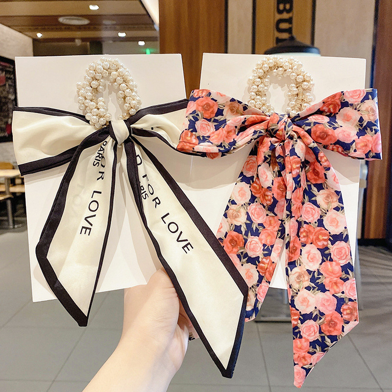 Dây Buộc Tóc Có Chi Tiết Nơ Thời Trang Xinh Xắn Cho Nữ