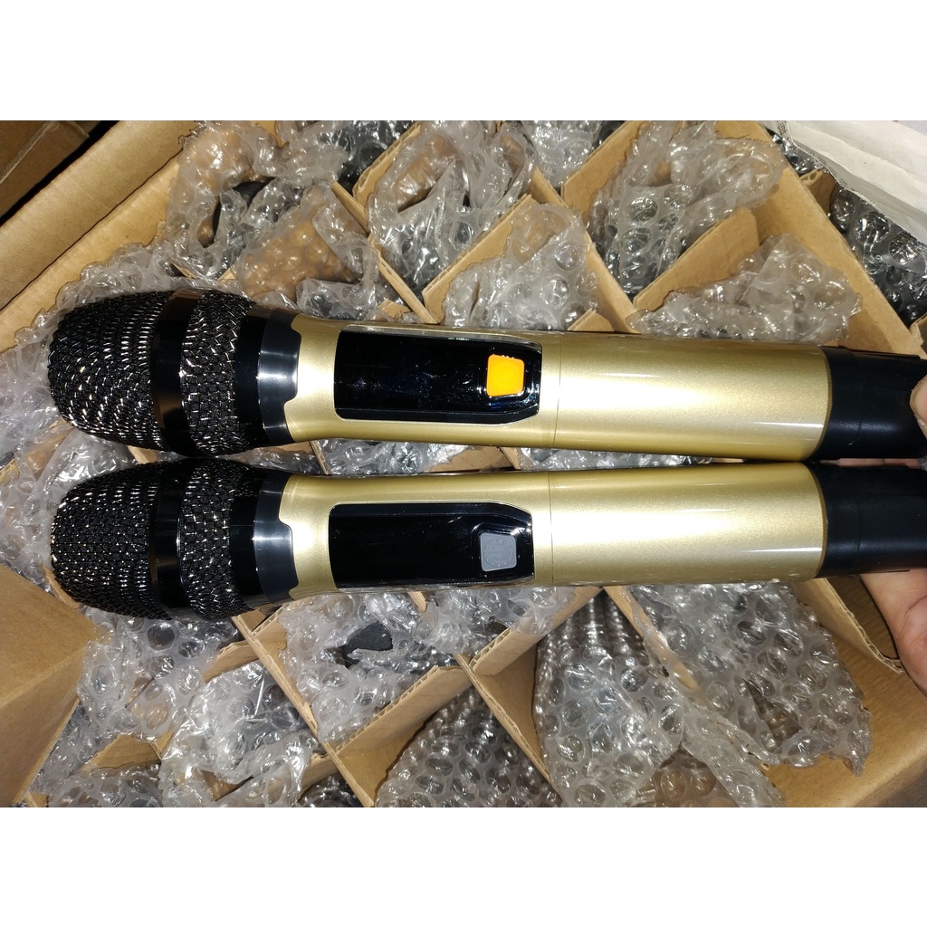 Micro không dây loa kéo UHF dùng Pin 18650 có chống hú