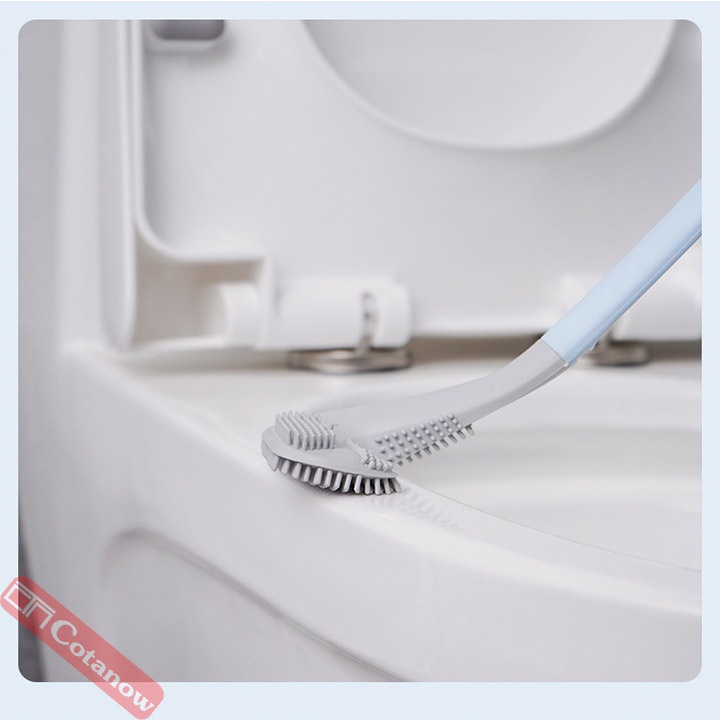 Cọ Bồn Cầu Silicon, Cọ Chà Toilet Thông Minh (kiểu dáng gậy đánh golf) - COTANOW