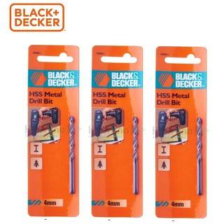 Mũi khoan sắt BLACK&DECKER A8068 HSS 4mm